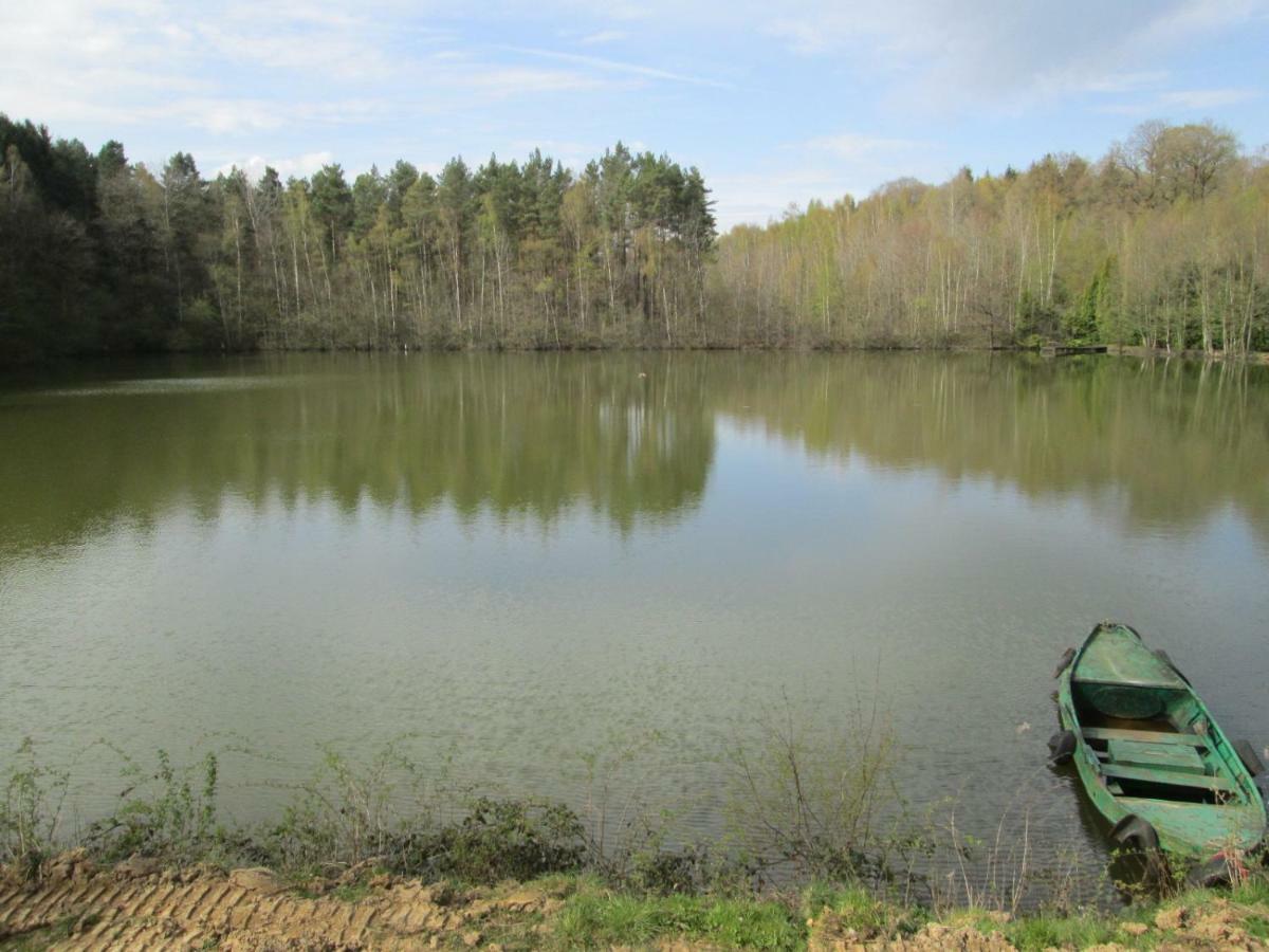 Florennes Gite Neuf 150 M2 Devant Un Grand Lac Prive De 2 Hectares Poissonneux Au Milieu Des Bois Villa Buitenkant foto